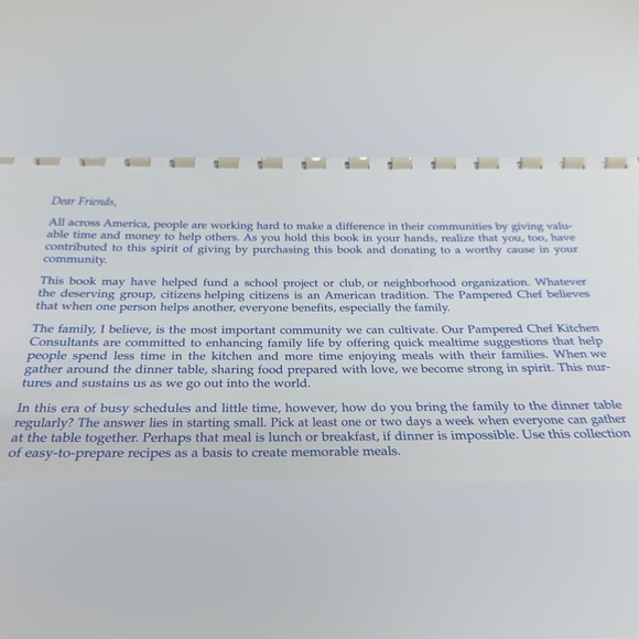 The Pampered Chef Recipes From The Heart Cookbook - Picture 4 of 5